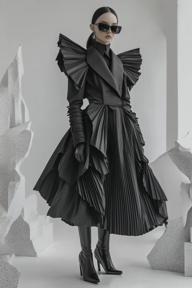 Sculptural Coat Dresses for Unique Outerwear - photo 4