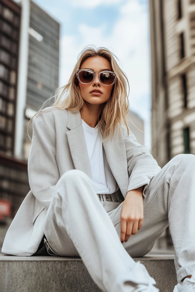 Trendy City Stroll Outfits with Statement Sneakers - photo 4