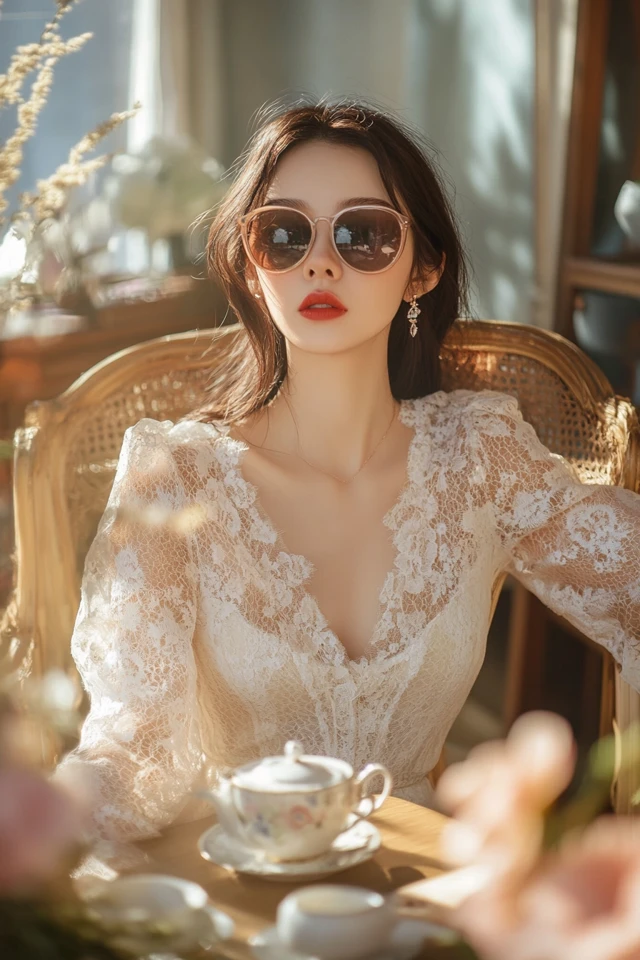Sophisticated Tea Party Dresses with Lace Details - photo 4