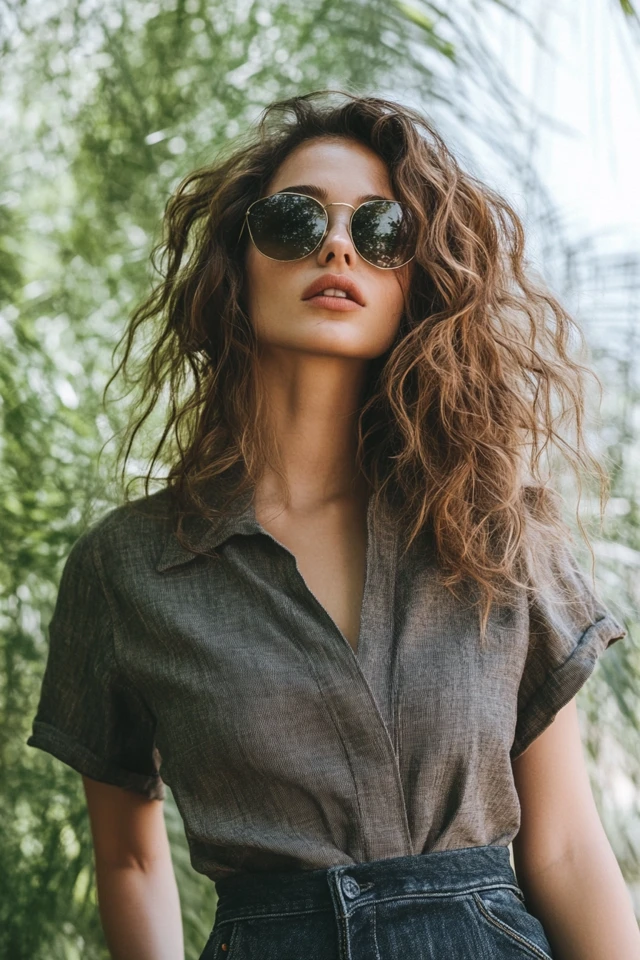 Combining Soft Linen and Rigid Denim in Summer Outfits: The Perfect Blend of Comfort and Style - photo 5