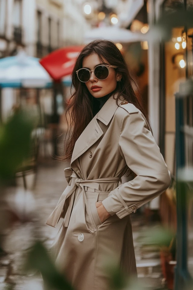 Neutral Trench Coats for Transitional Seasons - photo 4