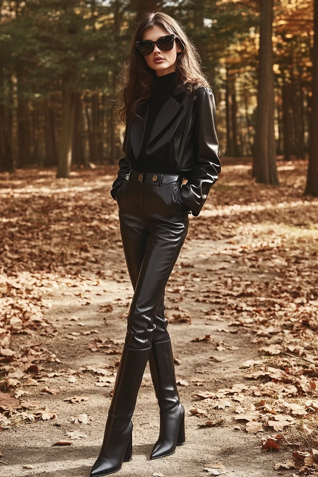 Sleek Leather Boots for Crisp Autumn Evenings - photo 4