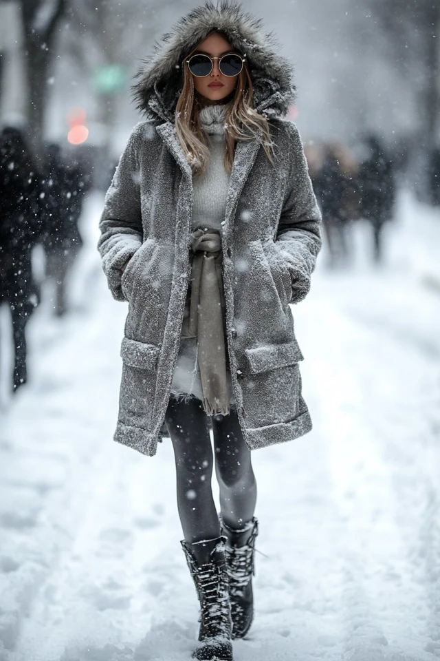 Fleece-Lined Parkas for Snowy Winter Strolls - photo 4