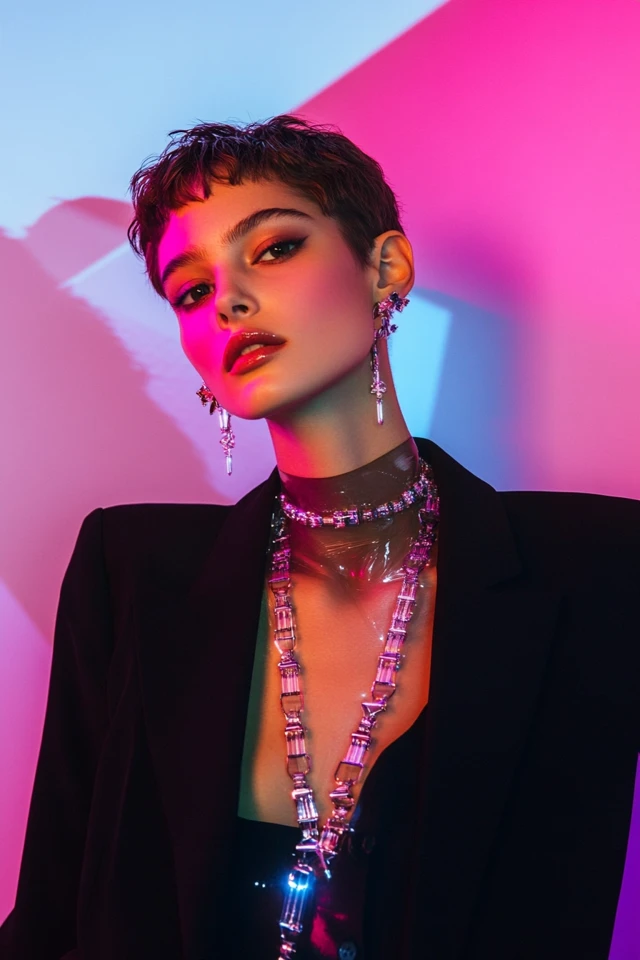 Styling Transparent Jewelry for Futuristic Fashion - photo 4