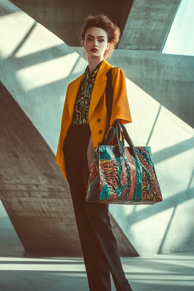 Styling Boldly Patterned Bags with Subtle Outfits - photo 4