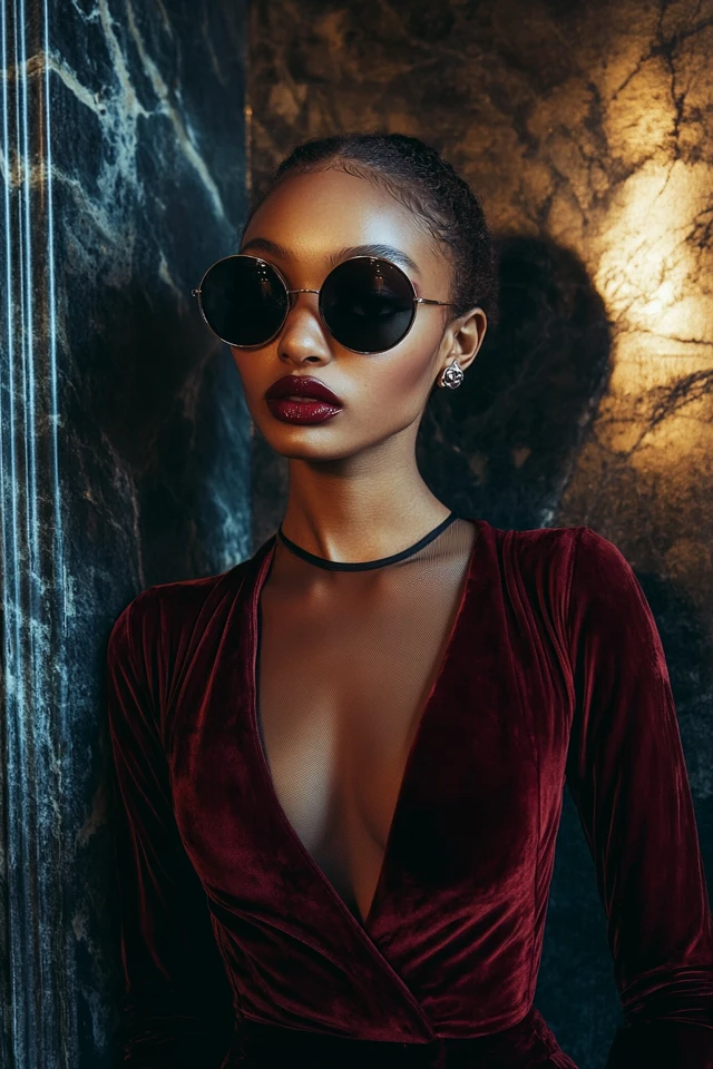 Mixing Sheer Mesh and Velvet for Dramatic Party Dresses: The Perfect Blend of Elegance and Edge - photo 4