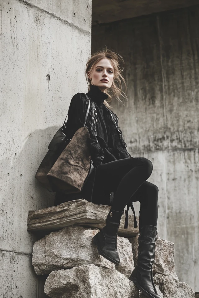 How to Accessorize with Mixed-Texture Bags - photo 4