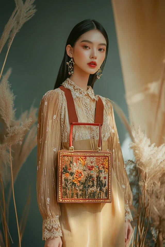 Styling Embroidered Bags with Elegant Outfits - photo 4