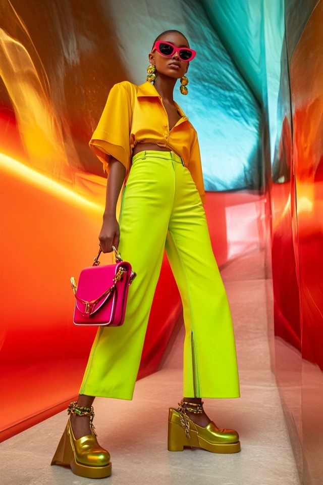 Adding Neon Accessories for Pops of Color - photo 3