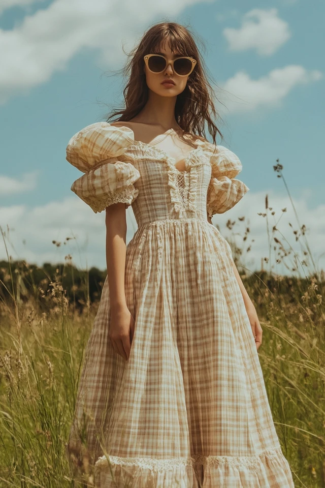 Cottagecore Dresses with Puff Sleeves for Spring Charm: Embrace Whimsy and Nostalgia - photo 4