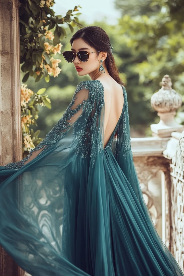 The Best Teal and Champagne Pairings for Wedding Guest Looks - photo 4