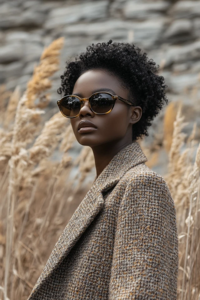 Mixing Earthy Brown and Dusty Blue for Chic Outerwear - photo 4