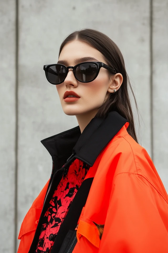 Mixing Black and Coral for Effortless Casual Jackets - photo 4