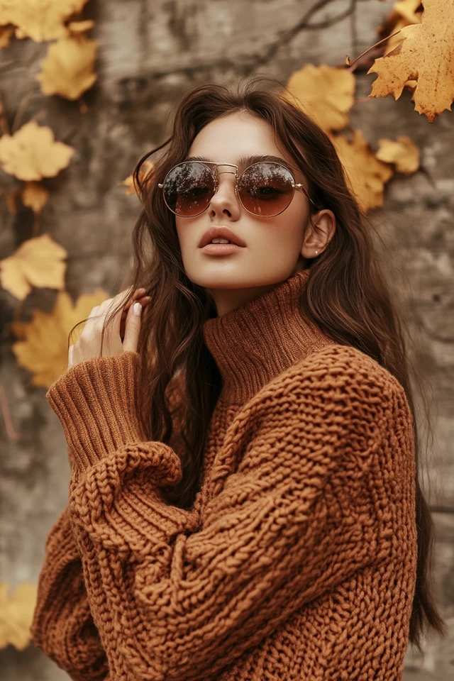 Burnt Sienna and Light Beige Combinations for Cozy Knitwear - photo 4