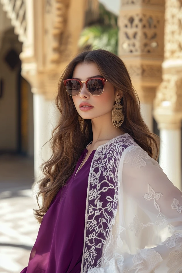 Rich Plum and Soft Ivory in Flattering Formal Looks - photo 4