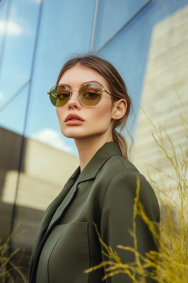 Mixing Sage Green and Deep Navy for Polished Workwear - photo 4