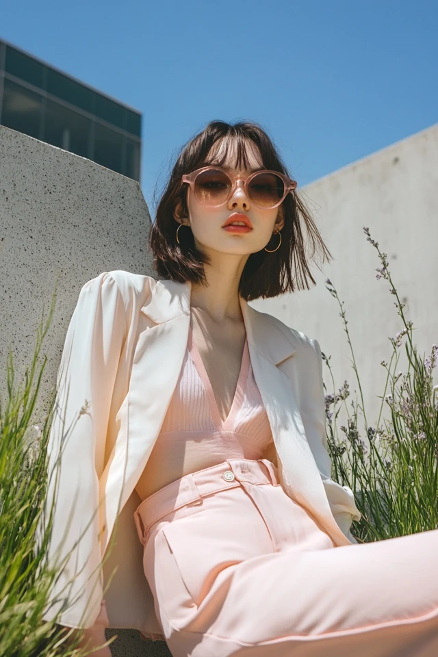 Combining Dusty Lavender and Blush in Minimalist Outfits - photo 4