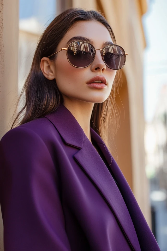 Dusty Lavender and Plum Layers for Statement Jackets: A Bold Yet Elegant Pairing - photo 4