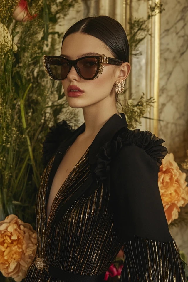 Mixing Bold Black and Warm Gold for Sophisticated Outfits: A Timeless Duo - photo 4