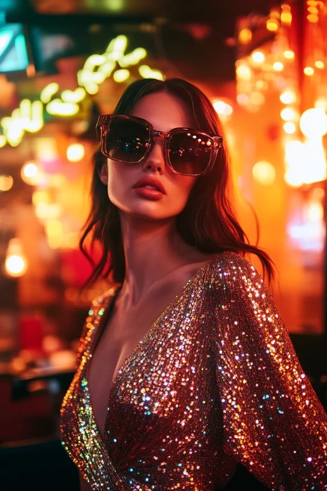 Stunning Sequin Wrap Dresses for NYE Celebrations: Dazzling Style to Ring in the New Year - photo 4