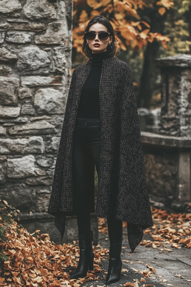 Statement Capes for Bold Fall Outfits - photo 8