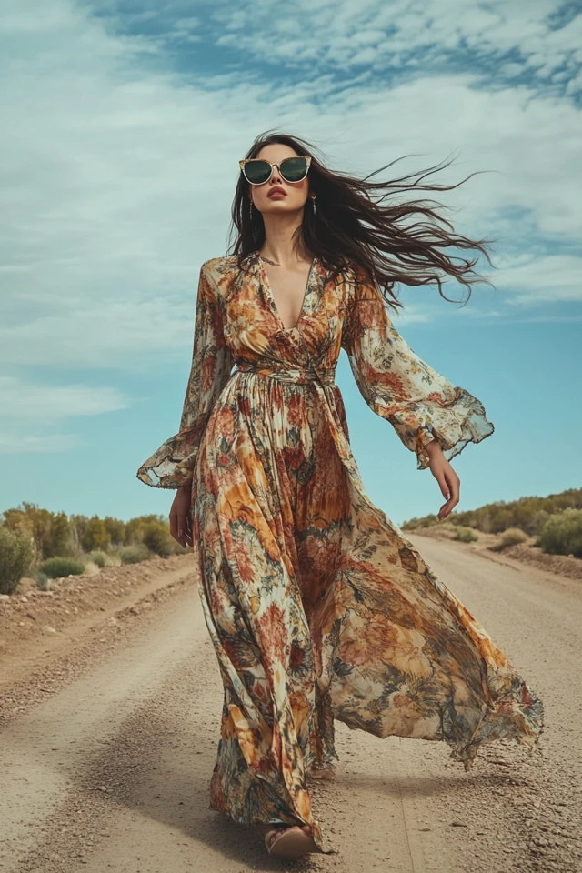 Bohemian Maxi Dresses for Spring Road Trips - photo 7