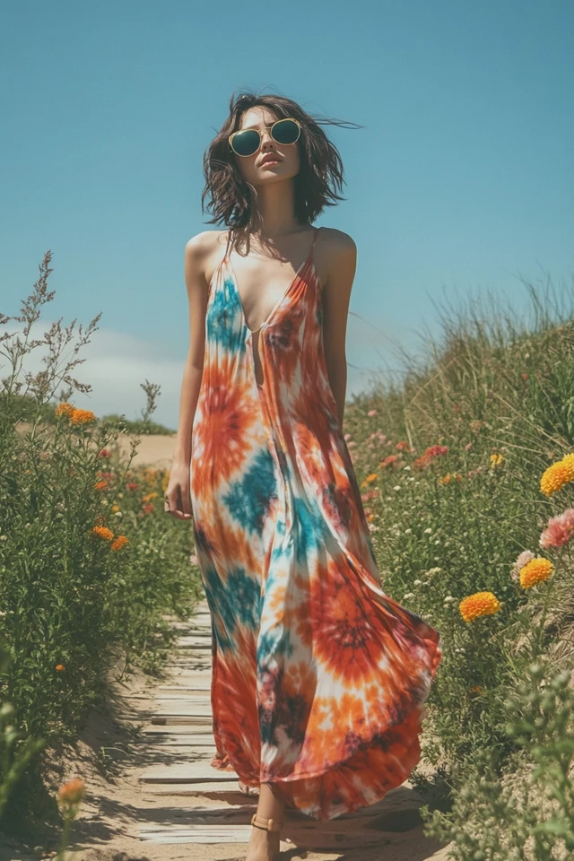 Bold Tie-Dye Maxi Dresses for Summer Fun - photo 4