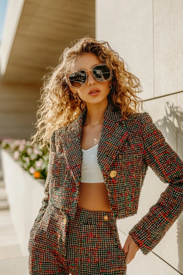 Cropped Tweed Jackets for Spring Elegance - photo 8