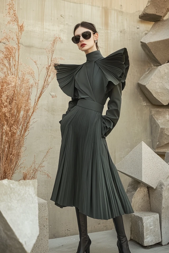 Sculptural Coat Dresses for Unique Outerwear - photo 8