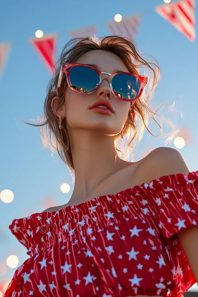 Bold Fourth of July Styles with Patriotic Colors