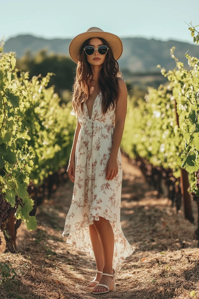 Effortless Vineyard Date Looks with Breezy Sundresses - photo 4