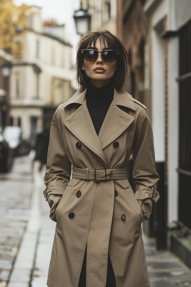 Neutral Trench Coats for Transitional Seasons - photo 8