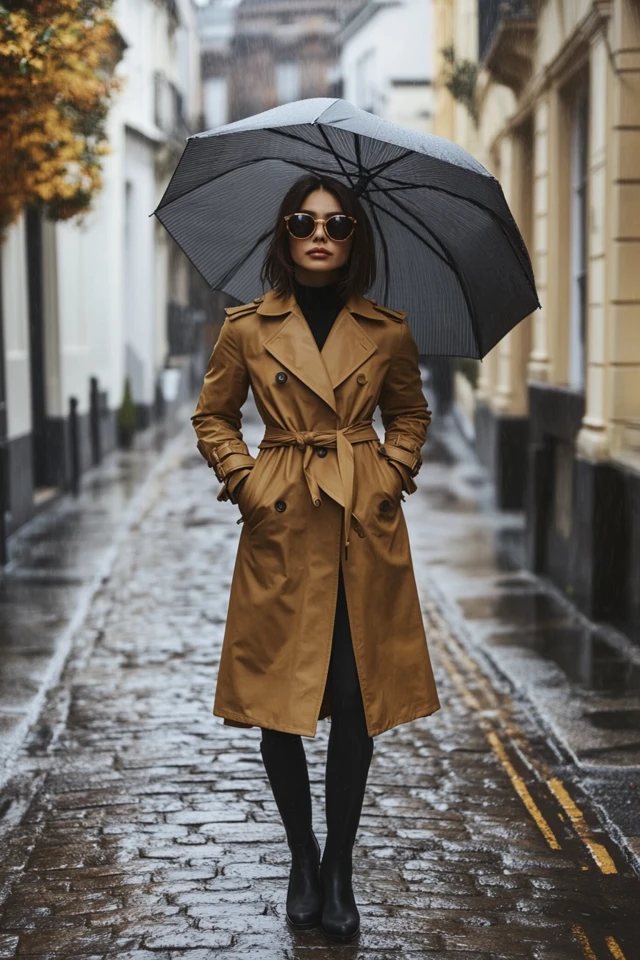 Water-Resistant Trench Coats for Drizzly Walks - photo 8