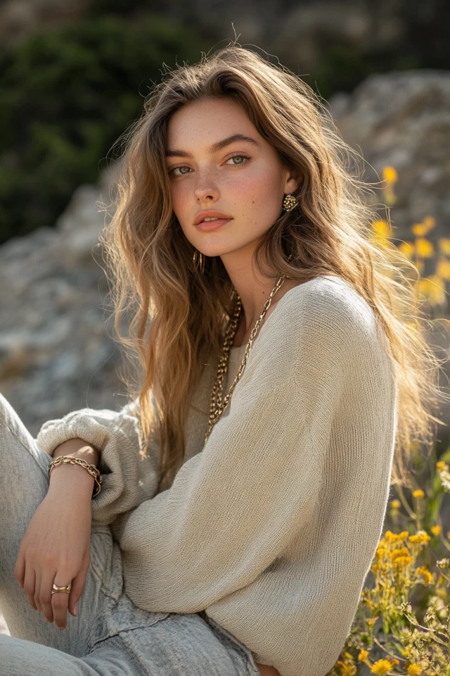 Styling Chunky Jewelry with Light Fabrics - photo 4