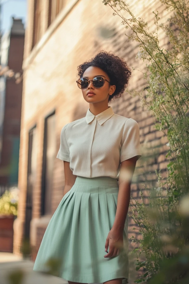 Warm Caramel and Soft Mint: Styling Timeless Midi Skirts - photo 8
