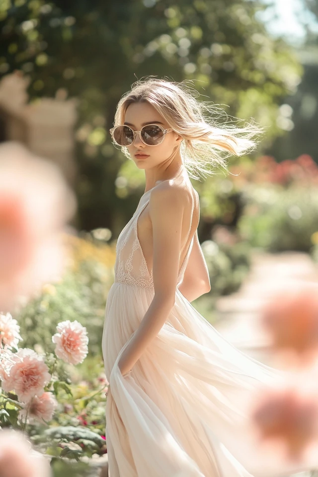 Elegant Ivory and Blush Combinations for Daytime Dresses