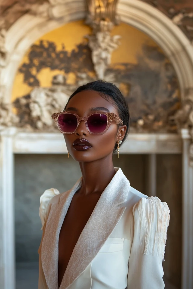Rich Plum and Soft Ivory in Flattering Formal Looks - photo 8