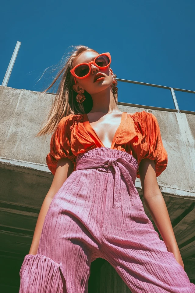 Soft Periwinkle and Rust: Creating Eye-Catching and Balanced Outfits - photo 7
