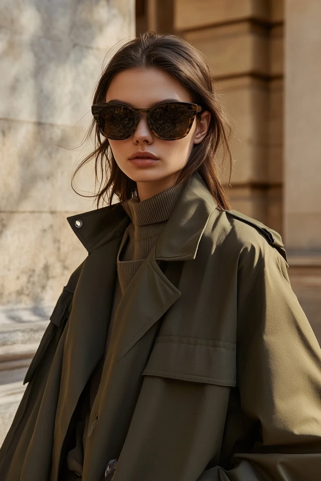 How to Pair Cool Olive and Warm Beige in Outerwear: A Sophisticated and Versatile Combination