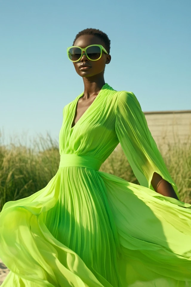 Playful Lime Green and Aqua in Breezy Summer Looks: A Vibrant and Refreshing Combination - photo 8