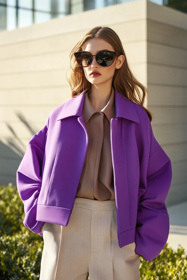 Dusty Lavender and Plum Layers for Statement Jackets: A Bold Yet Elegant Pairing - photo 8