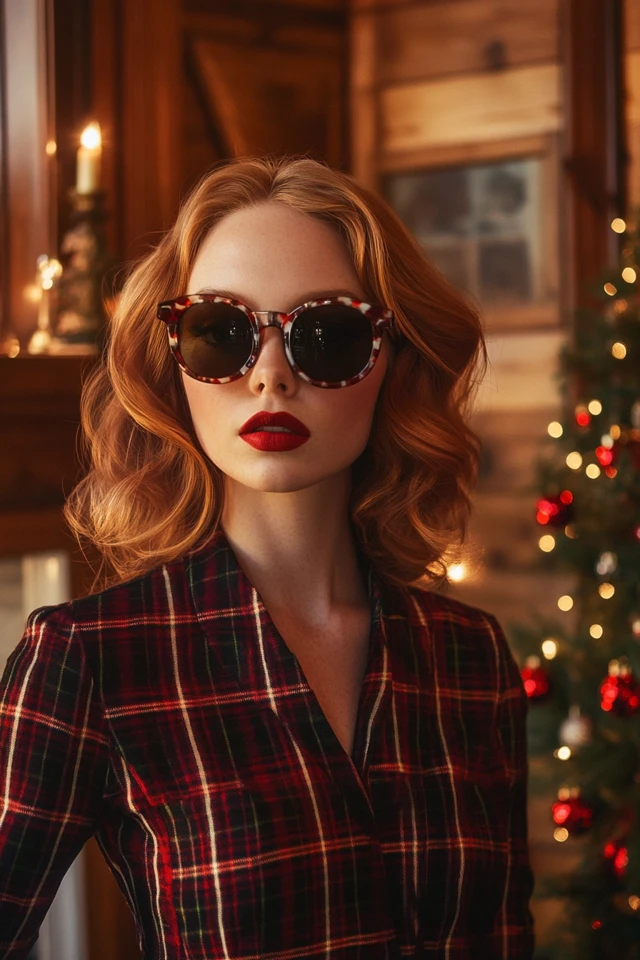 Festive Plaid Dresses for Family Christmas Gatherings