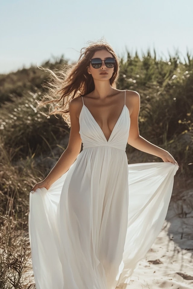 Breezy Maxi Dresses for Beach Weddings: Effortless Elegance by the Shore - photo 7