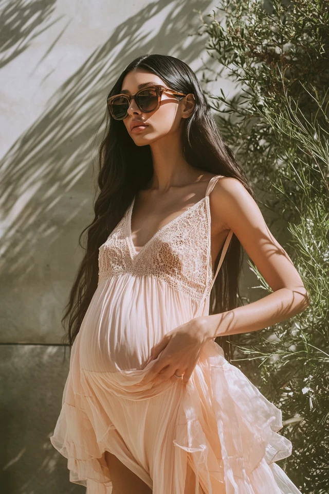 Sophisticated Baby Shower Dresses with Pastel Hues: Elegant, Timeless, and Perfectly Festive