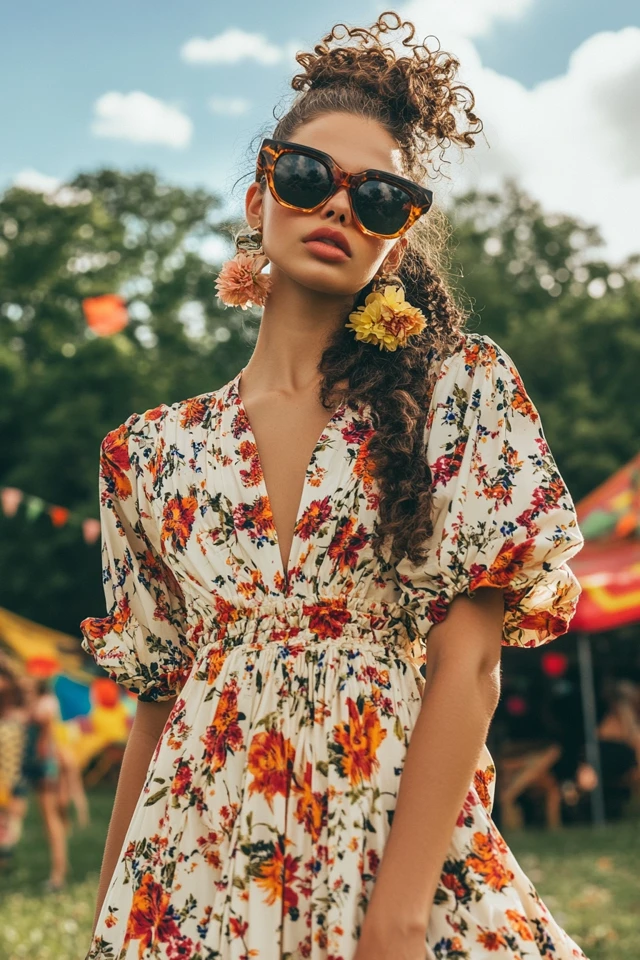 The Best Floral Dresses for Outdoor Music Festivals: Blooming with Style and Comfort