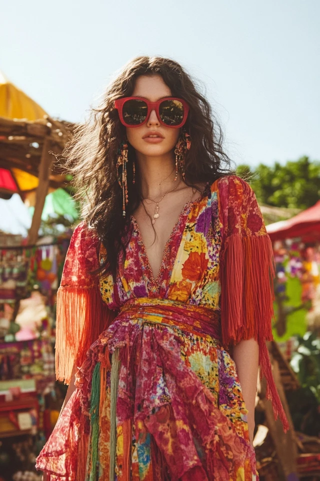 Boho Festival Maxi Dresses for Summer Art Fairs