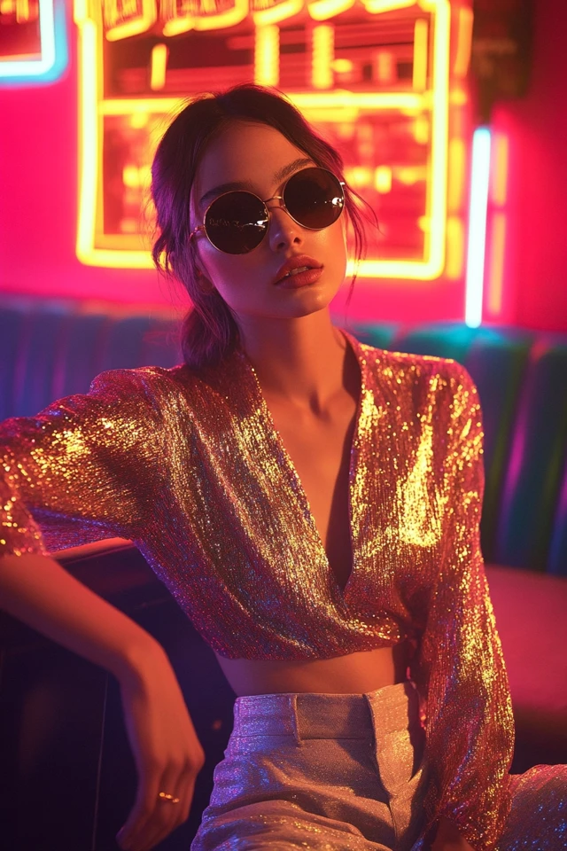 Sparkly Blouses for Festive Karaoke Nights: Shine Bright and Sing Loud