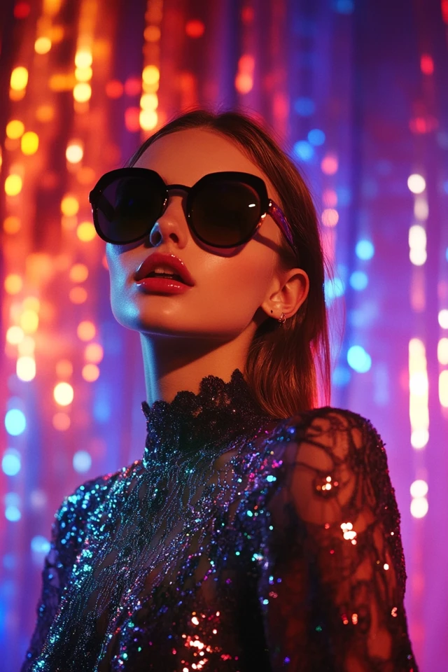 Lace and Sequins for Holiday Party Tops: Dazzling Festive Style - photo 8