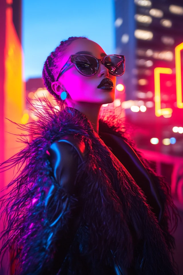 Leather and Feathers in Bold Party Coats: A Statement Piece for Every Celebration - photo 8