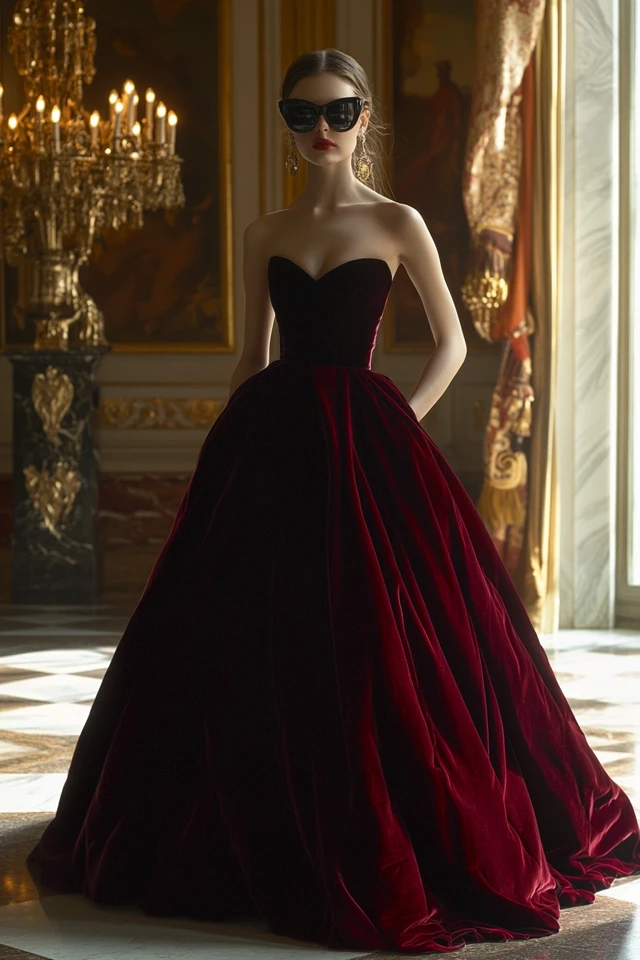 Pairing Velvet and Silk for Luxe Formal Gowns - photo 8